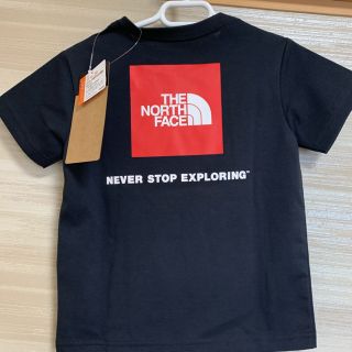 ザノースフェイス(THE NORTH FACE)のタグ付き　ノースフェイス　ベビー　キッズ　スクエアロゴティー　半袖　Tシャツ(Tシャツ/カットソー)