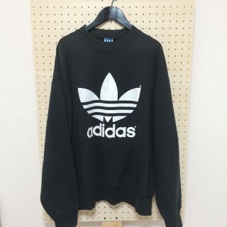 アディダス(adidas)の希少☆adidas 90's ロゴスウェット USA製(スウェット)