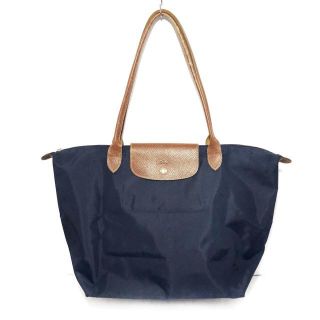 ロンシャン(LONGCHAMP)のロンシャン - 折りたたみ ナイロン×レザー(ショルダーバッグ)