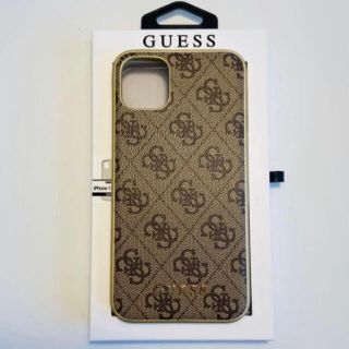 ゲス(GUESS)の日本未発売 GUESS ゲス iPhone 11 ProMax ケース ブラウン(iPhoneケース)