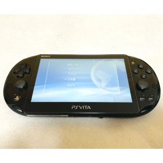 プレイステーションヴィータ(PlayStation Vita)のPSVita PCH-2000 ZA11 SONY ブラック 本体 画面傷無し(家庭用ゲーム機本体)