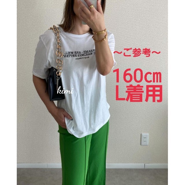 ZARA(ザラ)のZARA　(M　白)　ロゴTシャツ　テキストTシャツ レディースのトップス(Tシャツ(半袖/袖なし))の商品写真