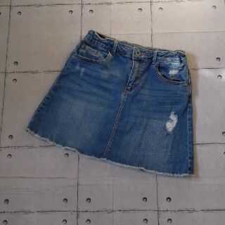 ザラキッズ(ZARA KIDS)のZARA GIRLS　デニムスカート　160cm(スカート)