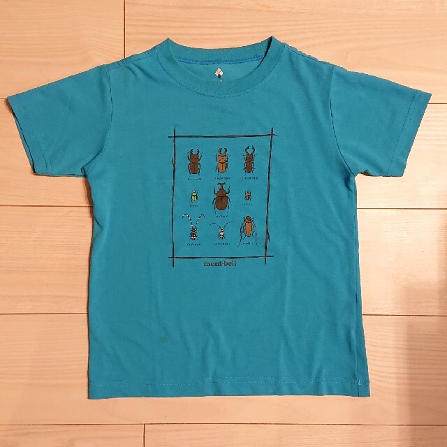 mont bell(モンベル)のモンベル 昆虫 Tシャツ 130cm キッズ/ベビー/マタニティのキッズ服男の子用(90cm~)(Tシャツ/カットソー)の商品写真