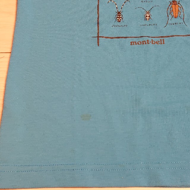 mont bell(モンベル)のモンベル 昆虫 Tシャツ 130cm キッズ/ベビー/マタニティのキッズ服男の子用(90cm~)(Tシャツ/カットソー)の商品写真