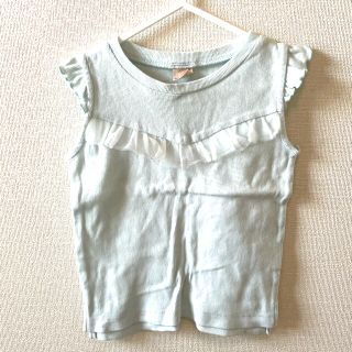 プティマイン(petit main)のプティマイン フリル ノースリーブ タンクトップ  110(Tシャツ/カットソー)