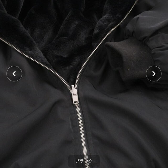 tip top(ティップトップ)のファーリバーシブル MA-1 レディースのジャケット/アウター(ブルゾン)の商品写真