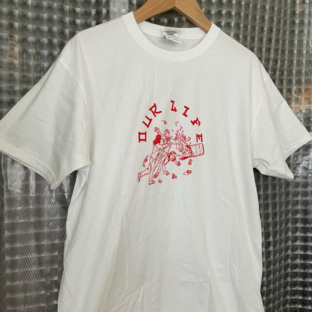 ANTIHERO(アンチヒーロー)のメンズ Mサイズ our life アワーライフ 白 Tシャツ スケートブランド メンズのトップス(Tシャツ/カットソー(半袖/袖なし))の商品写真