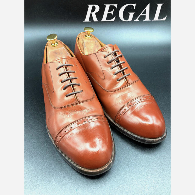 【週末限定値下げ】REGAL リーガル　オックスフォードプレーントゥシューズ