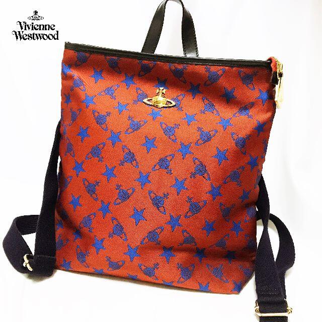 Vivienne Westwood(ヴィヴィアンウエストウッド)の【Vivienne Westwood】STELLA ORB総柄 ORB リュック レディースのバッグ(リュック/バックパック)の商品写真