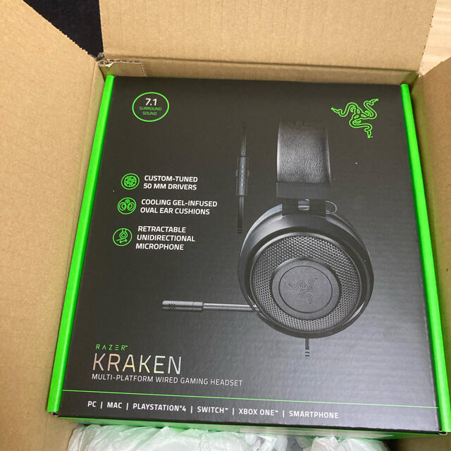 【新品】Razer Kraken(レイザー クラーケン) ゲーミングヘッドセット