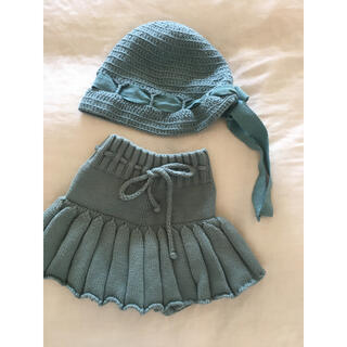 キャラメルベビー&チャイルド(Caramel baby&child )の美品・Misha&Puff スカート帽子セット(スカート)