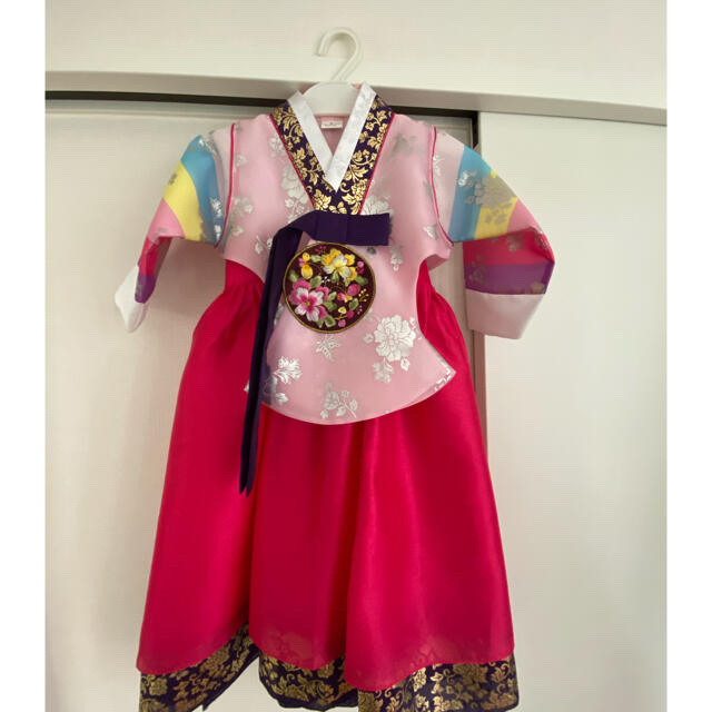 チマチョゴリ　2歳用 キッズ/ベビー/マタニティのキッズ服女の子用(90cm~)(ドレス/フォーマル)の商品写真