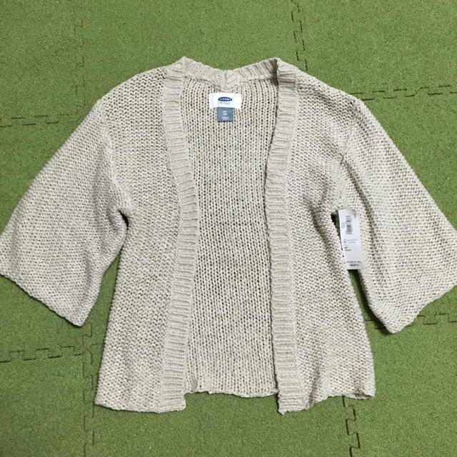 Old Navy(オールドネイビー)の 新品 100 オールドネイビー ざっくりニット カーディガン キッズ/ベビー/マタニティのキッズ服女の子用(90cm~)(カーディガン)の商品写真