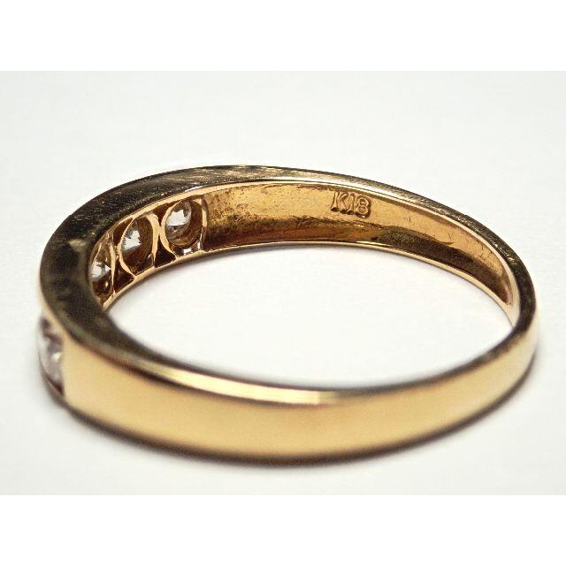 227.指輪 K18 ダイヤモンド リング D 0.51ct Ring 9号 レディースのアクセサリー(リング(指輪))の商品写真