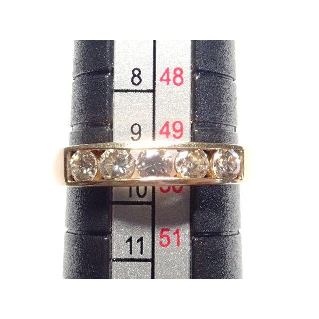 227.指輪 K18 ダイヤモンド リング D 0.51ct Ring 9号 レディースのアクセサリー(リング(指輪))の商品写真