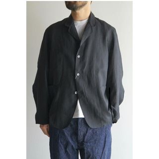 コモリ(COMOLI)のcomoli 20ss ピッコロ　リネンジャケット　size46(テーラードジャケット)