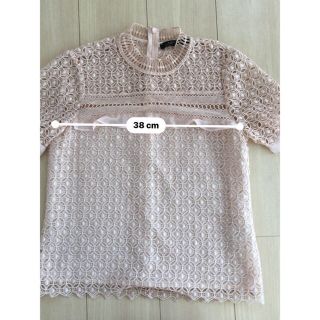 ザラ(ZARA)のZARA 総レース半袖(Tシャツ(半袖/袖なし))