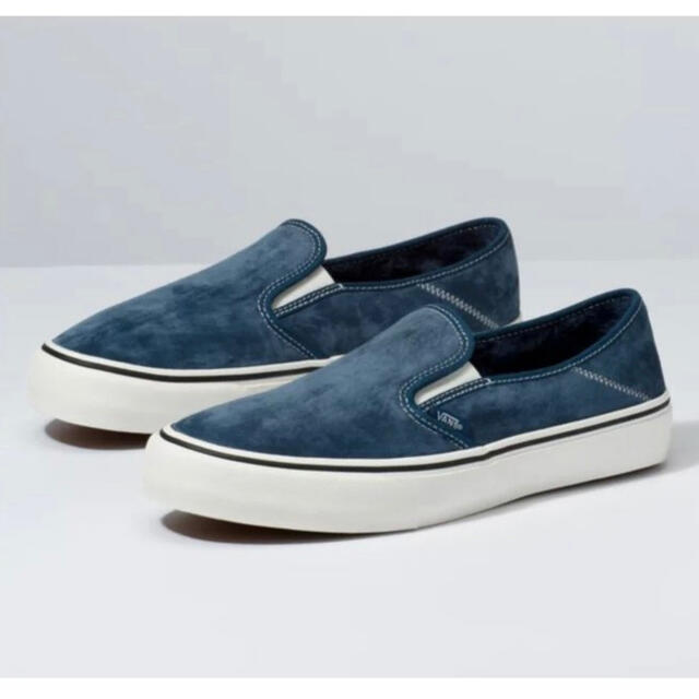 【新品未使用】Vans Slip-on Sf US8.5 NAVY/CHCKER