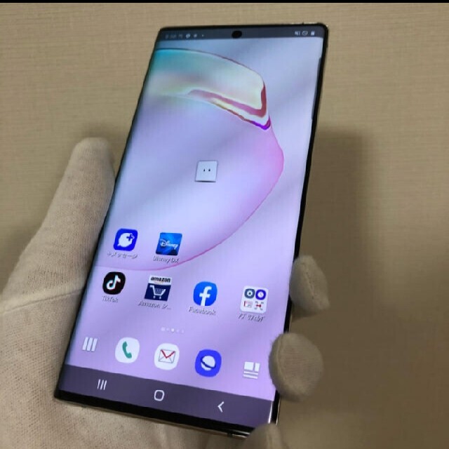 超美品 Galaxy Note10+ au 256GB 判定◯