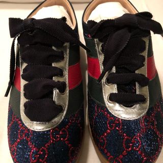 グッチ(Gucci)のグッチ　スニーカー　34サイズ(スニーカー)