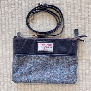 ハリスツイード(Harris Tweed)のハリスツイード　Harris Tweed ショルダーバッグ　本革(ショルダーバッグ)