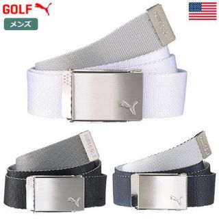 プーマ(PUMA)のプーマ リバーシブル Webbing  Golf Belt   ブラック(ベルト)