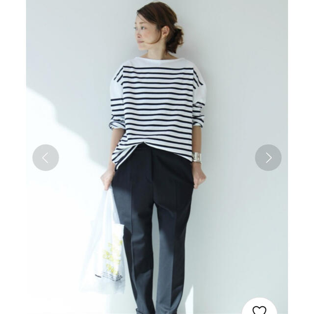 DEUXIEME CLASSE(ドゥーズィエムクラス)のDeuxieme Classe　MARINE BORDER レディースのトップス(カットソー(長袖/七分))の商品写真