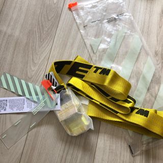 オフホワイト(OFF-WHITE)の新品　off-white  オフホワイト　ベルト　アクセサリー(ベルト)