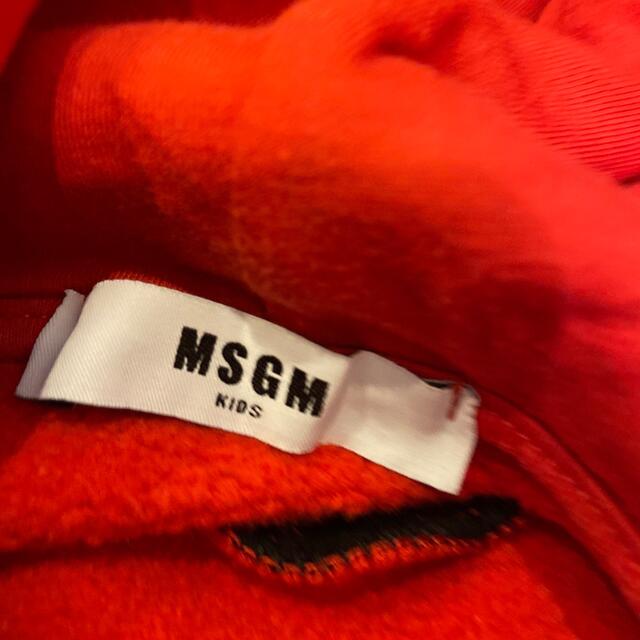 MSGM(エムエスジイエム)のMSGM スエット　赤 レディースのトップス(トレーナー/スウェット)の商品写真