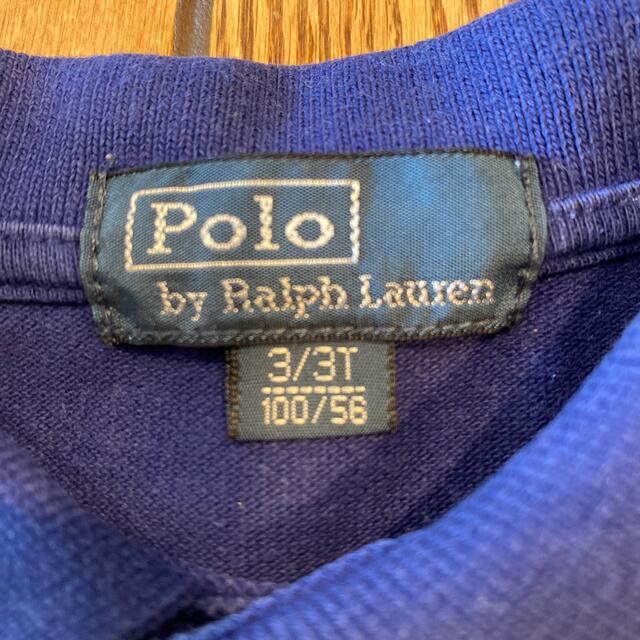 Ralph Lauren(ラルフローレン)のラルフローレン　ポロシャツ　3/3T 100 ネイビー キッズ/ベビー/マタニティのキッズ服男の子用(90cm~)(Tシャツ/カットソー)の商品写真