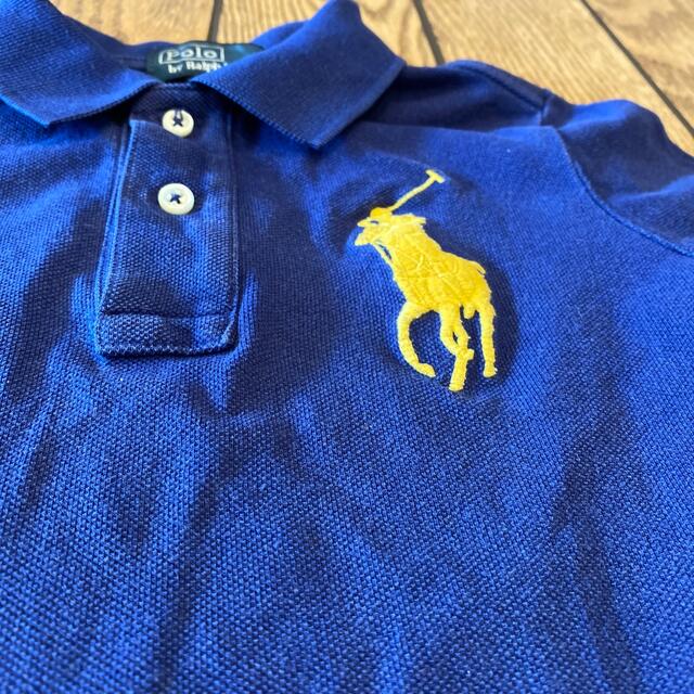 Ralph Lauren(ラルフローレン)のラルフローレン　ポロシャツ　3/3T 100 ネイビー キッズ/ベビー/マタニティのキッズ服男の子用(90cm~)(Tシャツ/カットソー)の商品写真