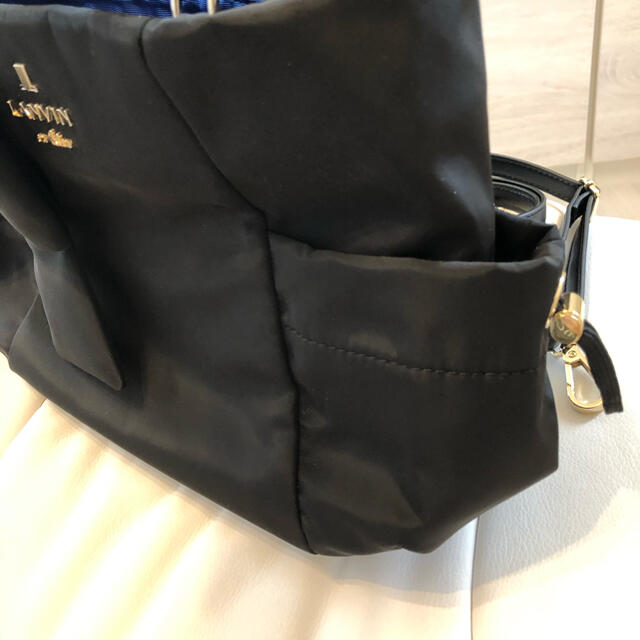 LANVIN en Bleu(ランバンオンブルー)の★HANA様専用★ランバンオンブルー2WAYトートバッグ ショルダー【美品】 レディースのバッグ(ショルダーバッグ)の商品写真