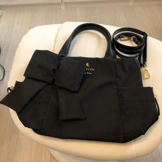 ランバンオンブルー(LANVIN en Bleu)の★HANA様専用★ランバンオンブルー2WAYトートバッグ ショルダー【美品】(ショルダーバッグ)