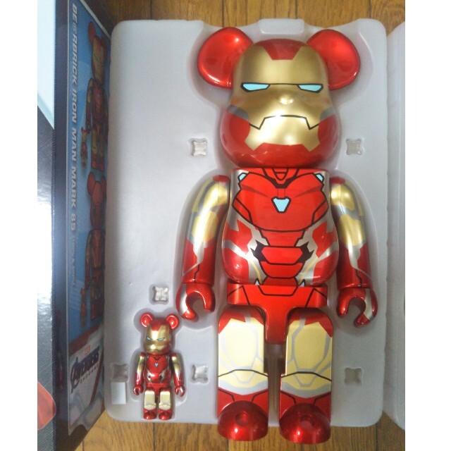 BE@RBRICK IRON MAN MARK 85 100％ & 400％ エンタメ/ホビーのフィギュア(アメコミ)の商品写真