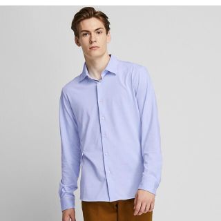 ユニクロ(UNIQLO)の新品未使用タグ付 ユニクロ　イージーケアジャージーシャツ　202020SS(シャツ)