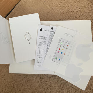 アイパッド(iPad)のiPad mini SIMピン&Appleシール(その他)