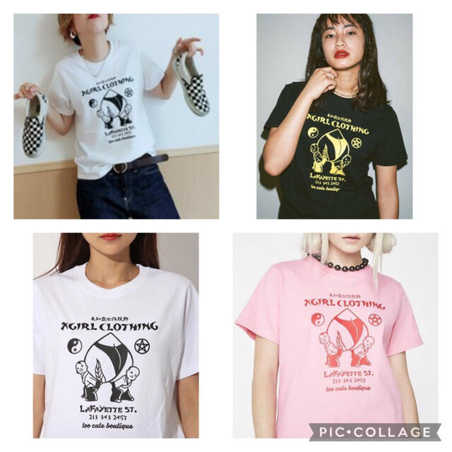 X-girl(エックスガール)の【S】 X-girl 好き Tシャツ 4枚 まとめ売り！ヴィンテージ Tシャツ レディースのトップス(Tシャツ(半袖/袖なし))の商品写真