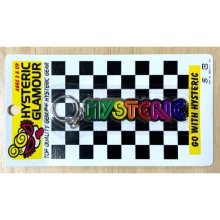 ヒステリックグラマー(HYSTERIC GLAMOUR)のヒスミニ☆正規品☆レア☆新品☆ロゴ☆キーホルダー☆レインボー(その他)