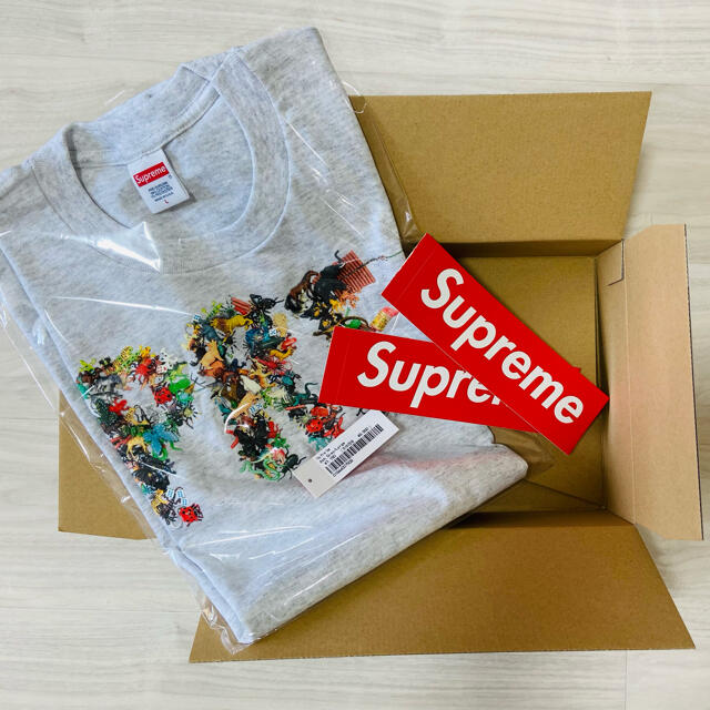 Supreme(シュプリーム)のSupreme toy pile tee サイズL ash grey メンズのトップス(Tシャツ/カットソー(半袖/袖なし))の商品写真