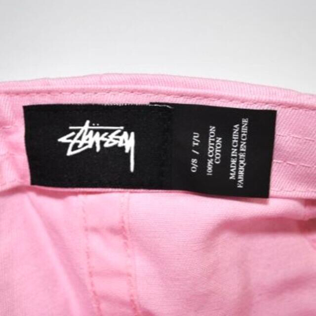 STUSSY(ステューシー)の新古 ステューシー キャップ STOCK LOW PROFILE CAP ピンク メンズの帽子(キャップ)の商品写真