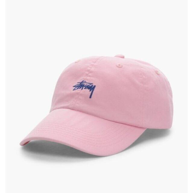 STUSSY(ステューシー)の新古 ステューシー キャップ STOCK LOW PROFILE CAP ピンク メンズの帽子(キャップ)の商品写真