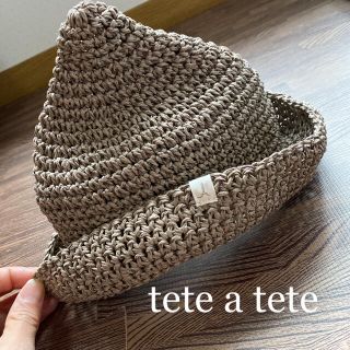 フタフタ(futafuta)のtete a tete  ♡  どんぐり麦わら帽子(帽子)