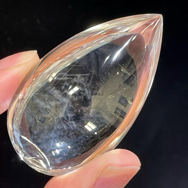 厳選!激安レア!宝石質!ブルーエンジェルラダークォーツ ルース 天使の梯子 6