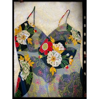 美品👘インポートOP和柄(ひざ丈ワンピース)