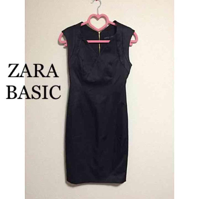 ZARA(ザラ)のZARA♡Vネックタイトワンピース♡S レディースのワンピース(ひざ丈ワンピース)の商品写真