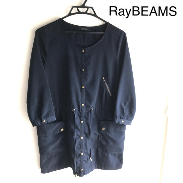 Ray BEAMS(レイビームス)のRay BEAMS カットソー チュニック カーディガン レディースのトップス(シャツ/ブラウス(長袖/七分))の商品写真