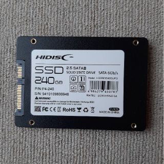 内蔵用SSD2.5inch SATA SSD 240GB(PCパーツ)
