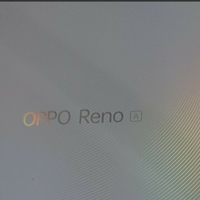 指紋認証顔認証[新品/未開封]oppo renoA ブラック 64GB SIMフリー