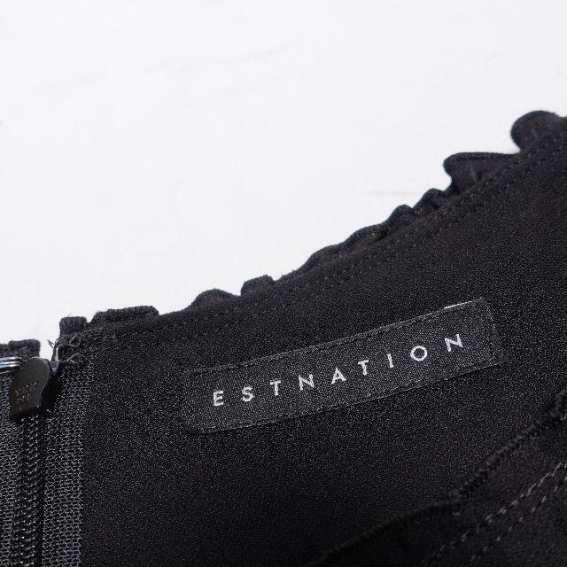 ESTNATION(エストネーション)のESTNATION　オールインワン　レディース　ブラック レディースのパンツ(オールインワン)の商品写真